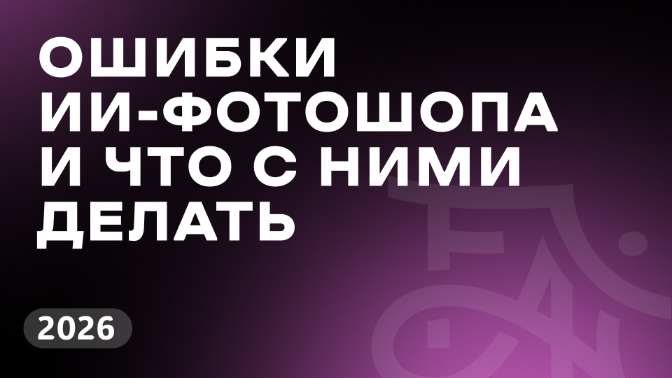Почему в ИИ-фотошопе появляются ошибки